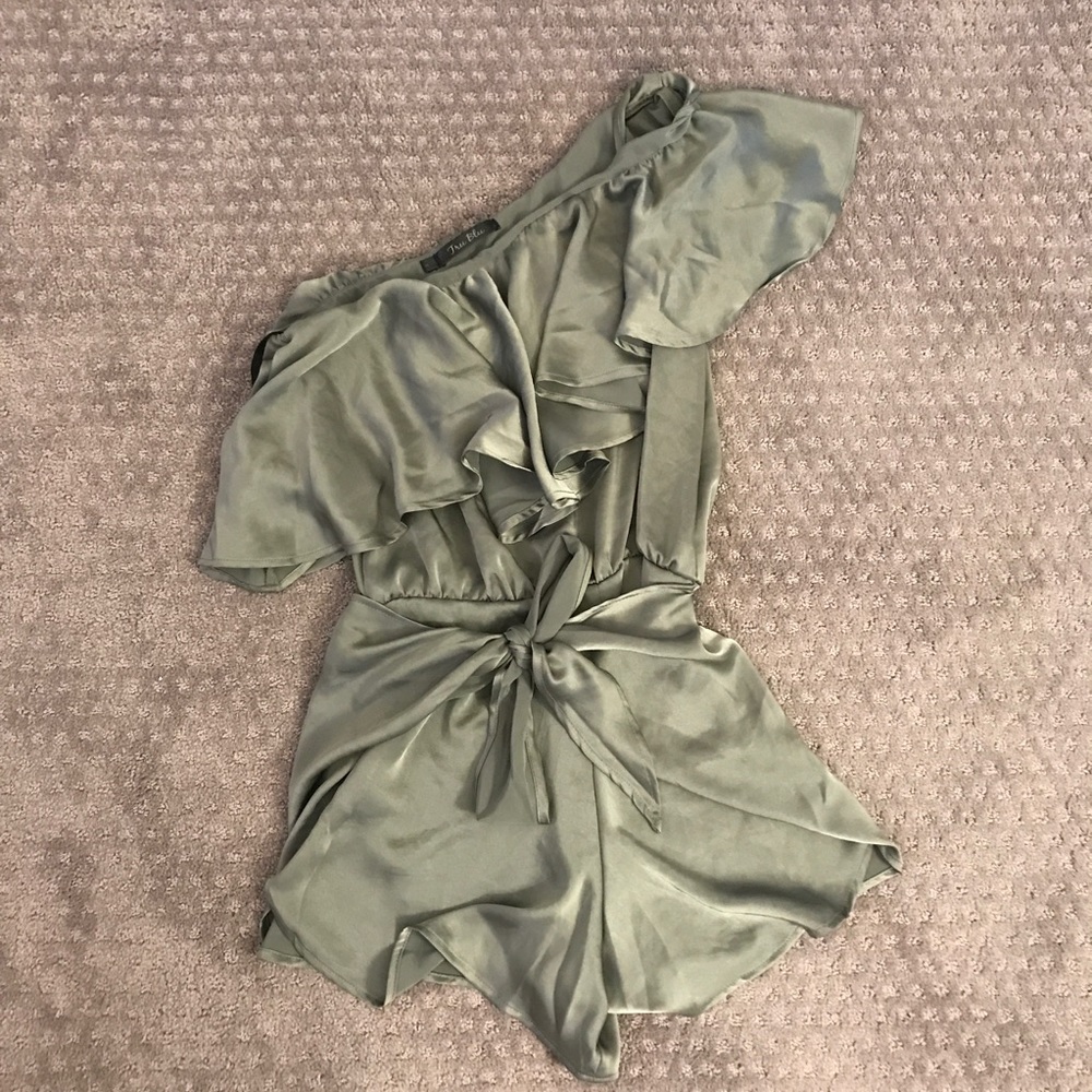 Planet Blue Green Romper